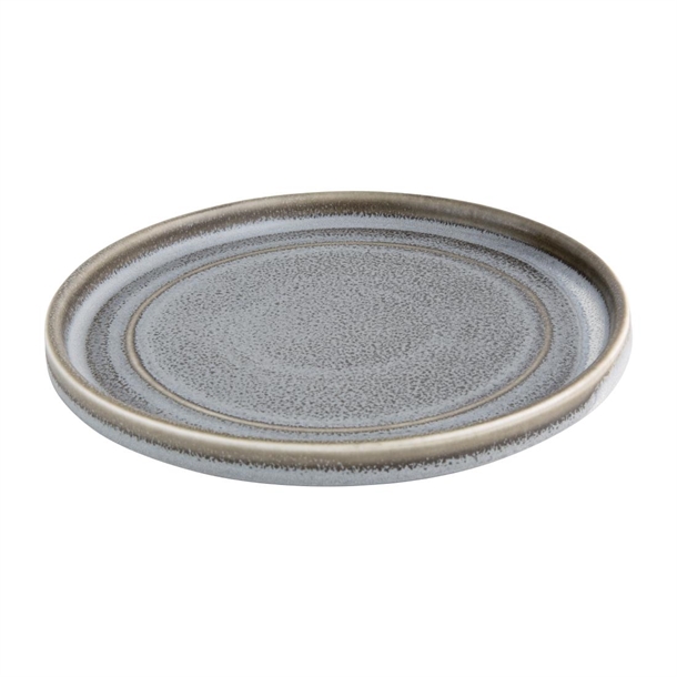 Olympia Cavolo Charcoal Dusk Flat Round Plate 180(Ø Pack)mm (6 Pack)