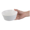 Olympia Cavolo Flat Round Bowls White Speckle 143mm (6 Pack) Olympia Cavolo Flat Round Bowls White Speckle 143mm (6 Pack)