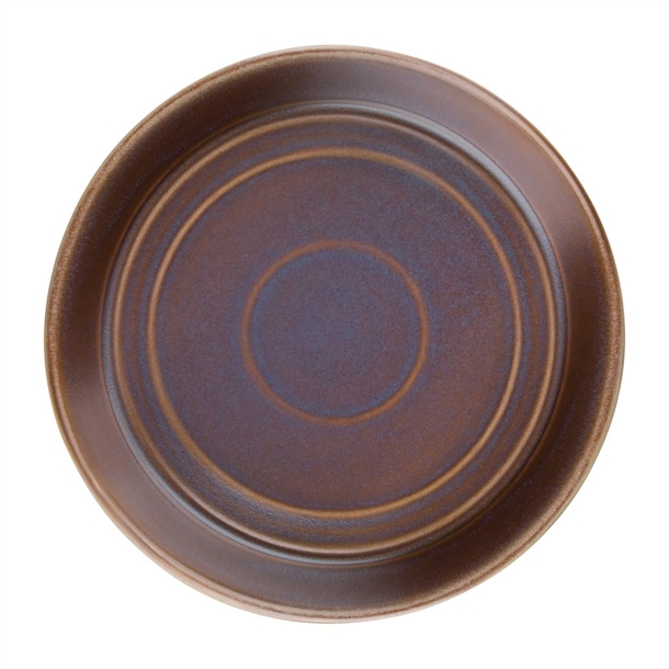 Olympia Cavolo Flat Round Bowls Iridescent 220mm (4 Pack) Olympia Cavolo Flat Round Bowls Iridescent 220mm (4 Pack)