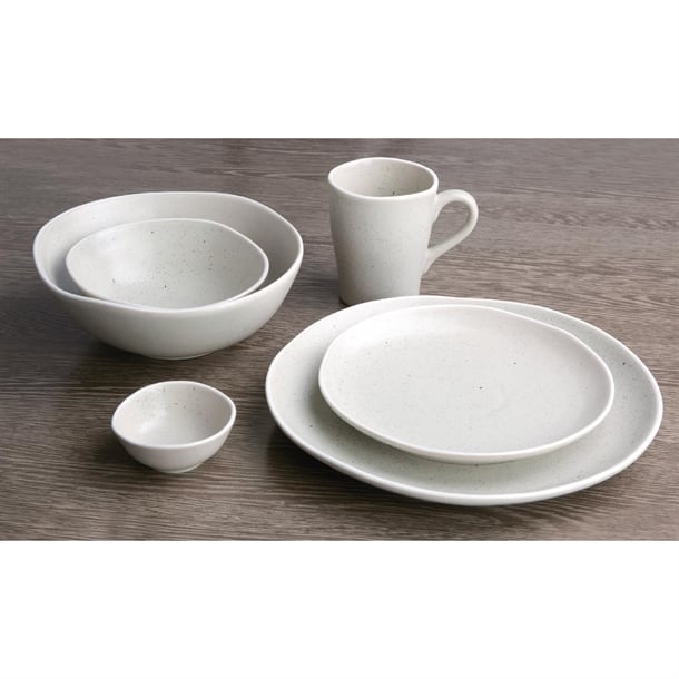 Olympia Chia Plates Sand 205mm (6 Pack)