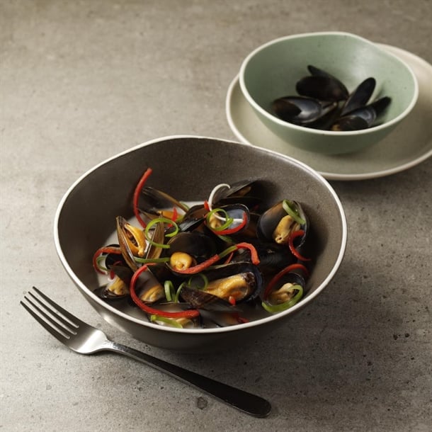 Olympia Chia Plates Sand 205mm (6 Pack)