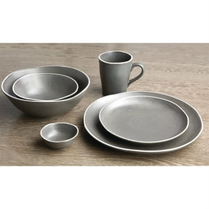 Olympia Chia Plates Charcoal 270mm (Pack of 6)