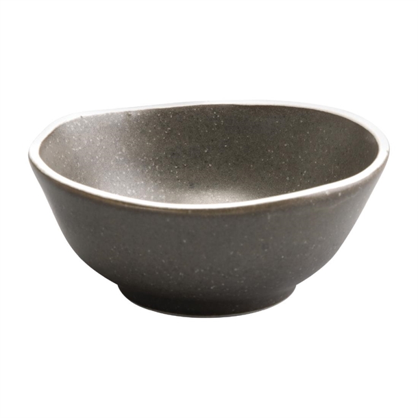 Olympia Chia Dipping Dish Charcoal 80mm Olympia Chia Dipping Dish Charcoal 80mm