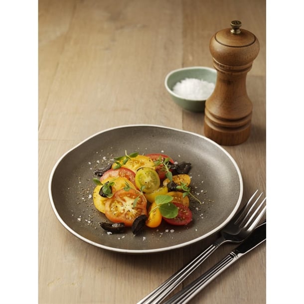 Olympia Chia Plates Charcoal 270mm (Pack of 6) Olympia Chia Plates Charcoal 270mm (Pack of 6)