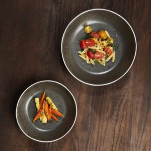 Olympia Chia Charcoal Coupe Bowl 220mm 8.5" (4 Pack)