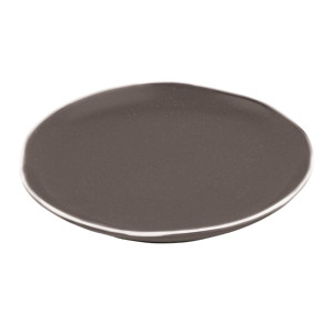 Olympia Chia Plates Charcoal 205mm