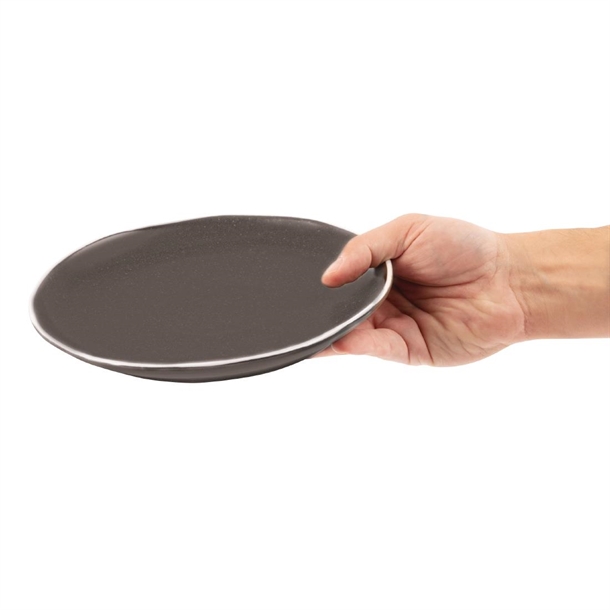 Olympia Chia Plates Charcoal 205mm Olympia Chia Plates Charcoal 205mm