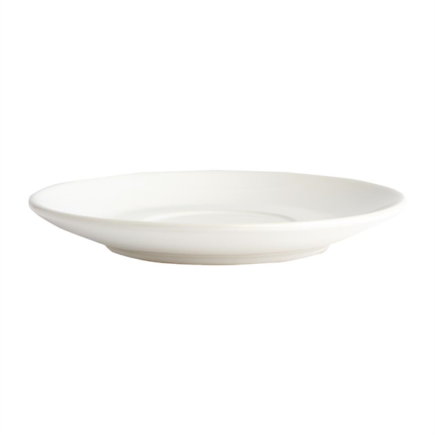 Olympia Cafe Saucer White (Fits CB468 and CE537 Pack) - 158mm (12 Pack)