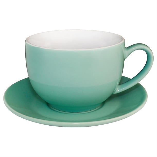 Olympia Cafe Saucer Aqua (Fits GL460 & GL461) - 158mm (12 Pack) Olympia Cafe Saucer Aqua (Fits GL460 & GL461) - 158mm (12 Pack)