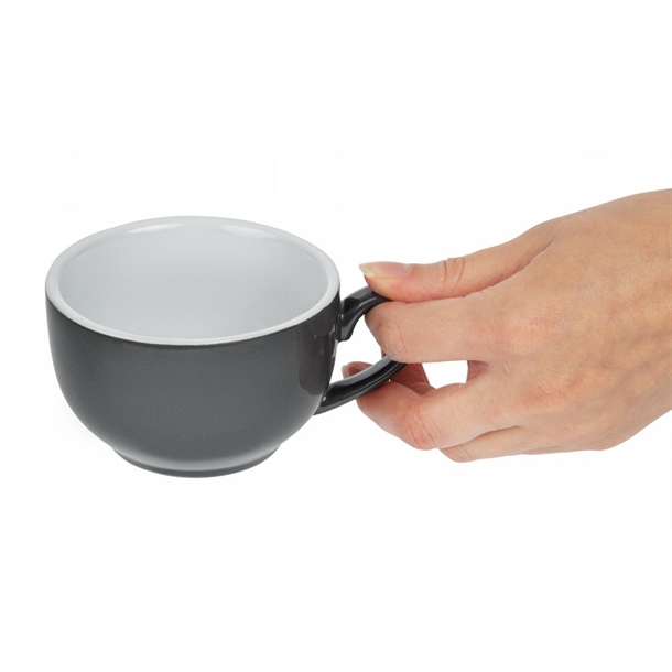 Olympia Cafe Coffee Cup Charcoal - 230ml (12 Pack) Olympia Cafe Coffee Cup Charcoal - 230ml (12 Pack)