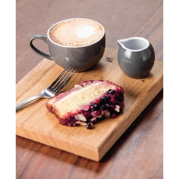 Olympia Cafe Cappuccino Cup Charcoal - 340ml (12 Pack)