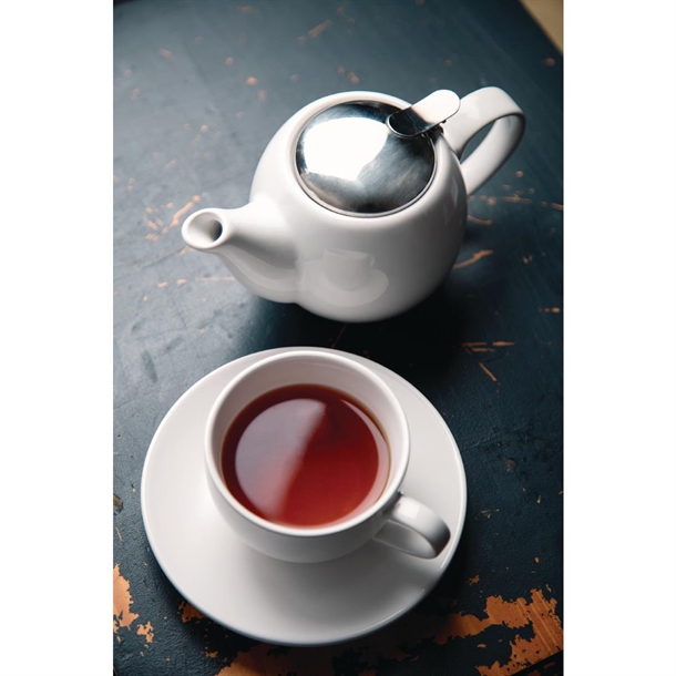Olympia Cafe Teapot White - 510ml (1 Pack)