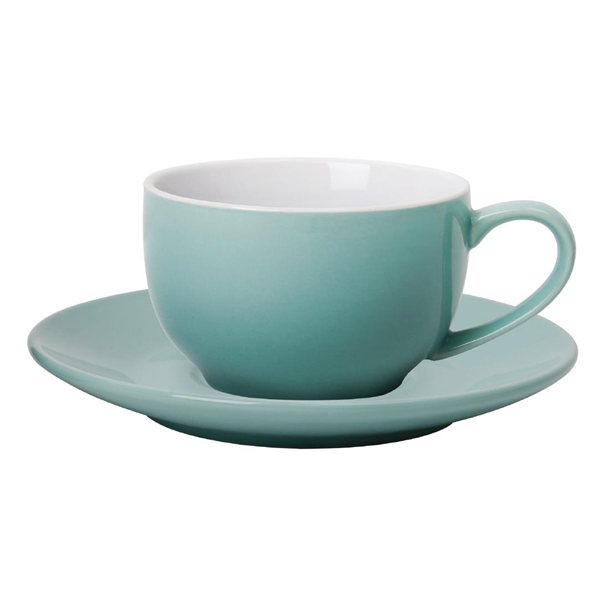 Olympia Cafe Coffee Cup Aqua - 230ml (12 Pack) Olympia Cafe Coffee Cup Aqua - 230ml (12 Pack)