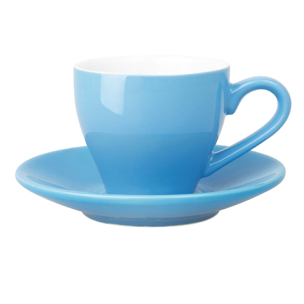 Olympia Cafe Espresso Saucer Blue (12 Pack) Olympia Cafe Espresso Saucer Blue (12 Pack)