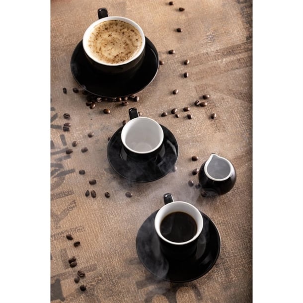Olympia Cafe Saucer Black (12 Pack) Olympia Cafe Saucer Black (12 Pack)