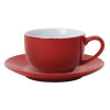 Olympia Cafe Saucer Red (Fits GK073 & GK076) - 158mm (12 Pack)