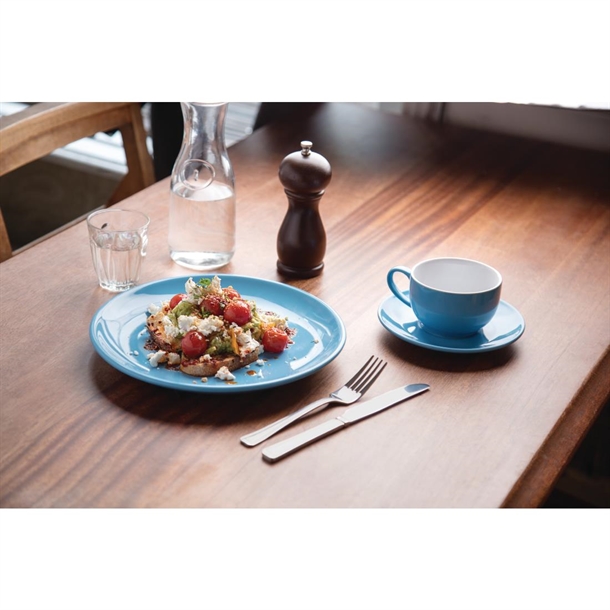 Olympia Cafe Coupe Plate Blue - 205mm (Box 12) Olympia Cafe Coupe Plate Blue - 205mm (Box 12)