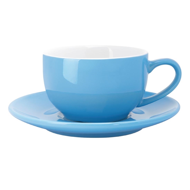 Olympia Cafe Coffee Cup Blue - 230ml (12 Pack) Olympia Cafe Coffee Cup Blue - 230ml (12 Pack)