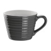 Olympia Cafe Mug Charcoal Ripple - 230ml (6 Pack) Olympia Cafe Mug Charcoal Ripple - 230ml (6 Pack)
