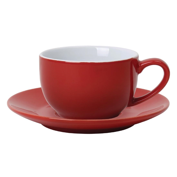 Olympia Cafe Coffee Cup Red - 230ml (12 Pack) Olympia Cafe Coffee Cup Red - 230ml (12 Pack)