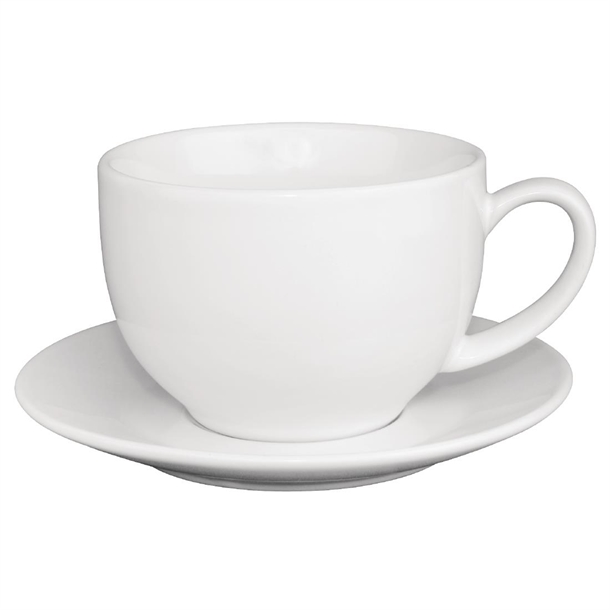 Olympia Cafe Cappuccino Cup White - 340ml (12 Pack) Olympia Cafe Cappuccino Cup White - 340ml (12 Pack)