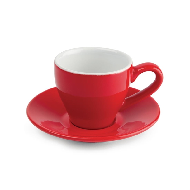 Olympia Cafe Espresso Saucer Red (12 Pack) Olympia Cafe Espresso Saucer Red (12 Pack)