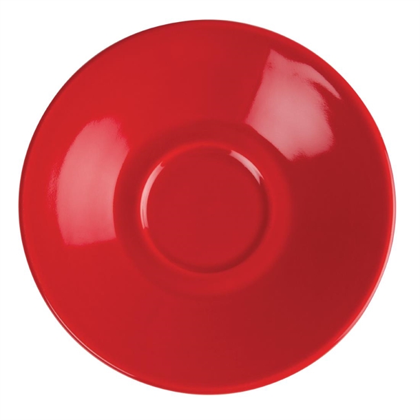 Olympia Cafe Espresso Saucer Red (12 Pack) Olympia Cafe Espresso Saucer Red (12 Pack)