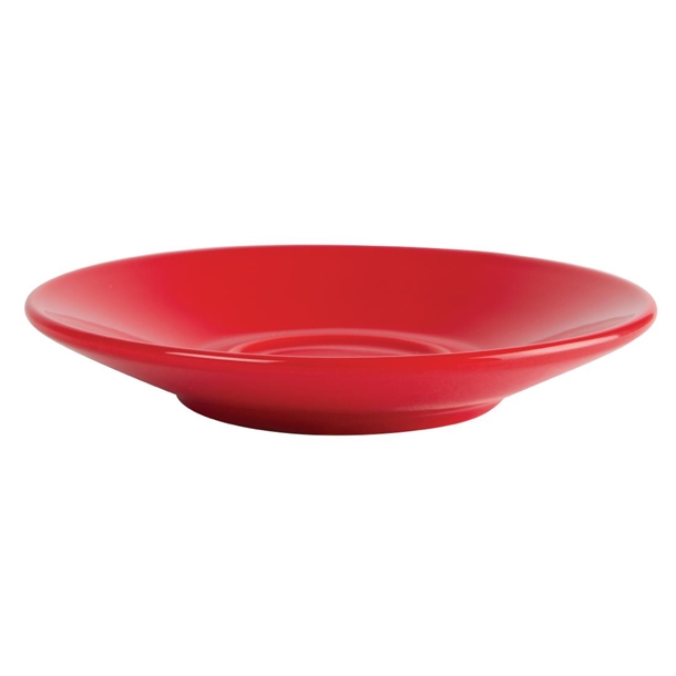 Olympia Cafe Espresso Saucer Red (12 Pack) Olympia Cafe Espresso Saucer Red (12 Pack)