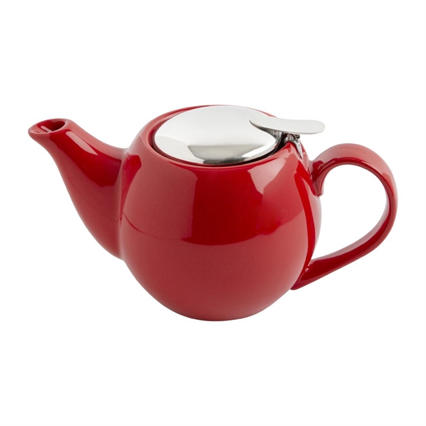 Olympia Cafe Teapot Red - 510ml (1 Pack) Olympia Cafe Teapot Red - 510ml (1 Pack)