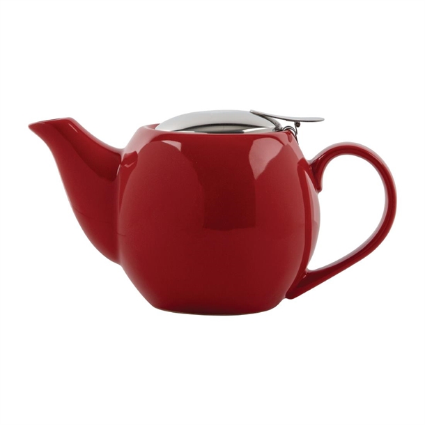 Olympia Cafe Teapot Red - 510ml (1 Pack) Olympia Cafe Teapot Red - 510ml (1 Pack)