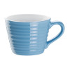 Olympia Cafe Mug Blue Ripple - 230ml (6 Pack) Olympia Cafe Mug Blue Ripple - 230ml (6 Pack)