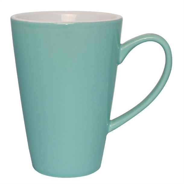Olympia Cafe Latte Cup Aqua - 340ml (Box 12) Olympia Cafe Latte Cup Aqua - 340ml (Box 12)