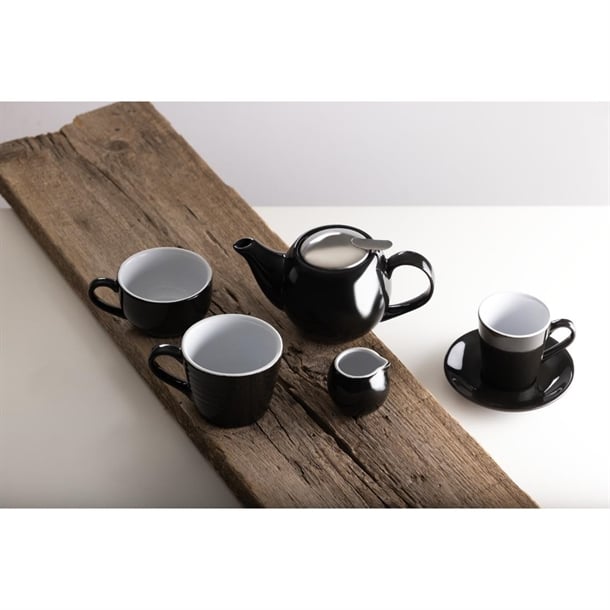 Olympia Cafe Aroma Mug Black - 340ml (6 Pack) Olympia Cafe Aroma Mug Black - 340ml (6 Pack)