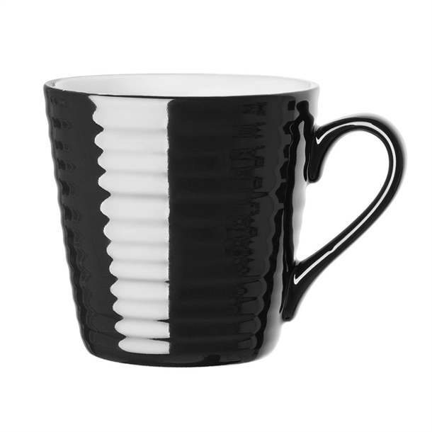 Olympia Cafe Aroma Mug Black - 340ml (6 Pack) Olympia Cafe Aroma Mug Black - 340ml (6 Pack)