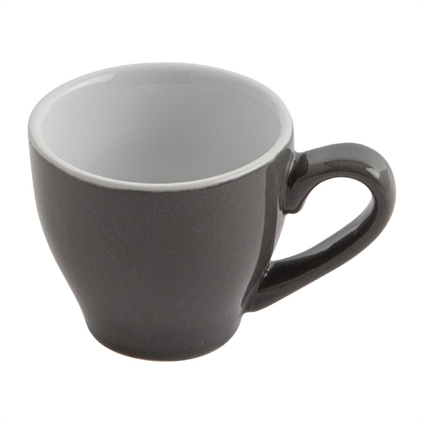 Olympia Cafe Espresso Cup Charcoal - 100ml (12 Pack) Olympia Cafe Espresso Cup Charcoal - 100ml (12 Pack)
