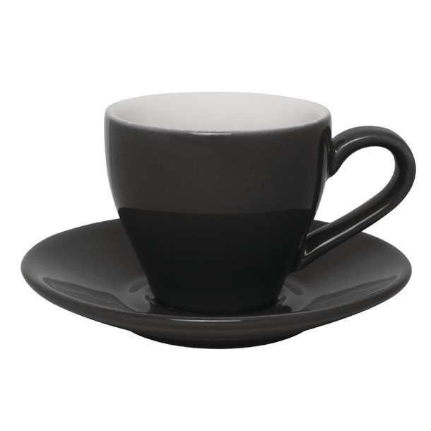 Olympia Cafe Espresso Cup Charcoal - 100ml (12 Pack) Olympia Cafe Espresso Cup Charcoal - 100ml (12 Pack)