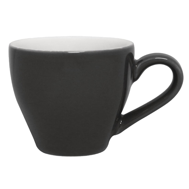Olympia Cafe Espresso Cup Charcoal - 100ml (12 Pack) Olympia Cafe Espresso Cup Charcoal - 100ml (12 Pack)