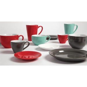 Olympia Cafe Espresso Cup Charcoal - 100ml (12 Pack)