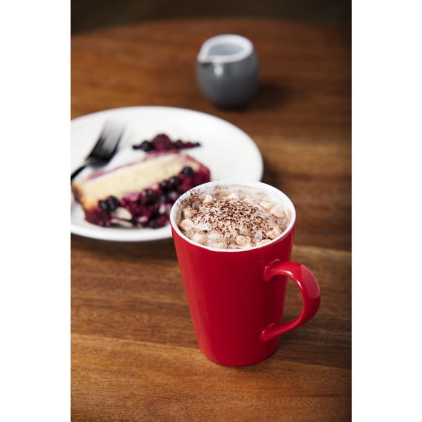 Olympia Cafe Latte Cup Red 340ml (12 Pack) Olympia Cafe Latte Cup Red 340ml (12 Pack)