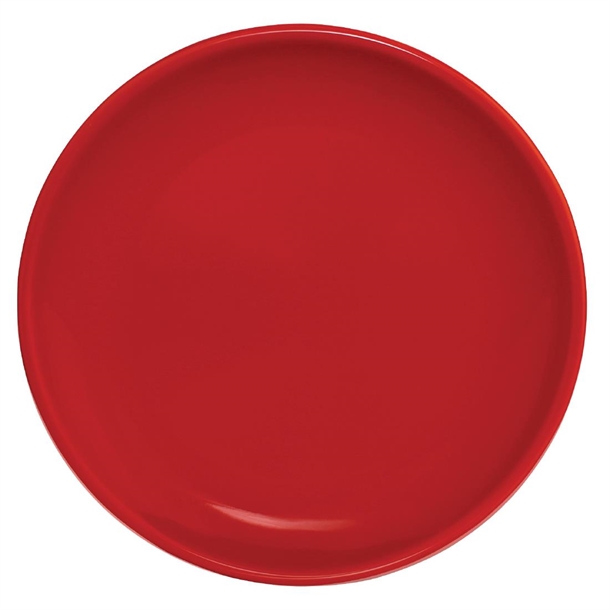 Olympia Cafe Coupe Plate Red - 205mm (Box 12) Olympia Cafe Coupe Plate Red - 205mm (Box 12)