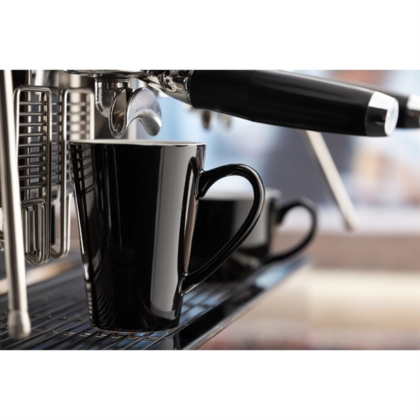 Olympia Cafe Latte Cup Black - 340ml 11.5fl oz (12 Pack) Olympia Cafe Latte Cup Black - 340ml 11.5fl oz (12 Pack)