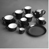 Olympia Cafe Coupe Plate Black - 205mm (12 Pack) Olympia Cafe Coupe Plate Black - 205mm (12 Pack)