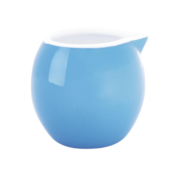 Olympia Cafe Milk Jug Blue - 70ml (Box 6) Olympia Cafe Milk Jug Blue - 70ml (Box 6)