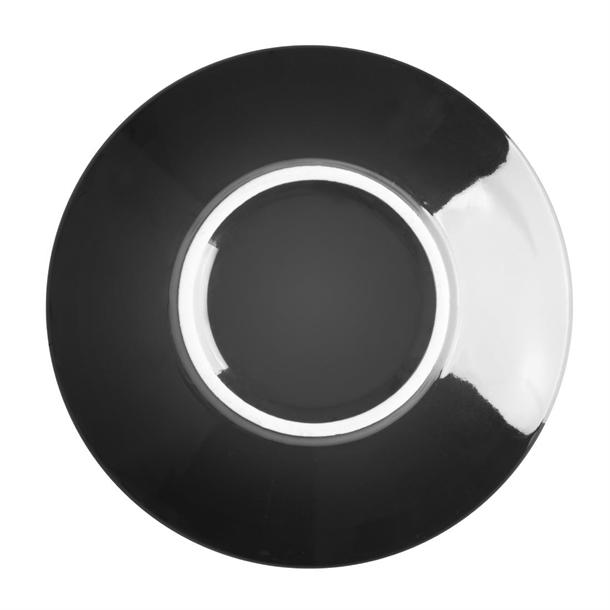 Olympia Cafe Espresso Saucer Black (12 Pack)