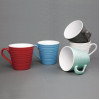 Olympia Cafe Mug White Ripple - 340ml (Box 6) Olympia Cafe Mug White Ripple - 340ml (Box 6)