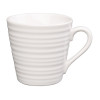 Olympia Cafe Mug White Ripple - 340ml (Box 6) Olympia Cafe Mug White Ripple - 340ml (Box 6)