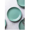 Olympia Cafe Coupe Plate Aqua - 205mm (12 Pack) Olympia Cafe Coupe Plate Aqua - 205mm (12 Pack)