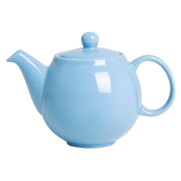 Olympia Café Teapot Blue 450ml (2 Pack) Olympia Café Teapot Blue 450ml (2 Pack)