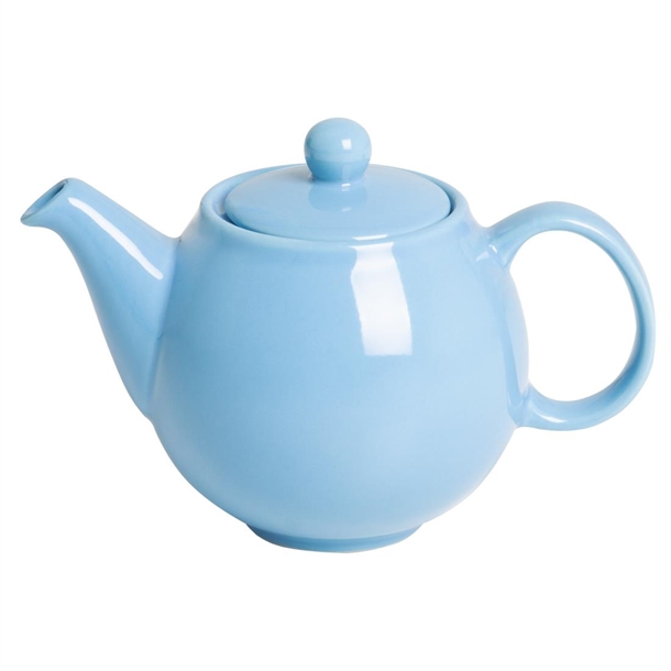 Olympia Café Teapot Blue 450ml (2 Pack) Olympia Café Teapot Blue 450ml (2 Pack)