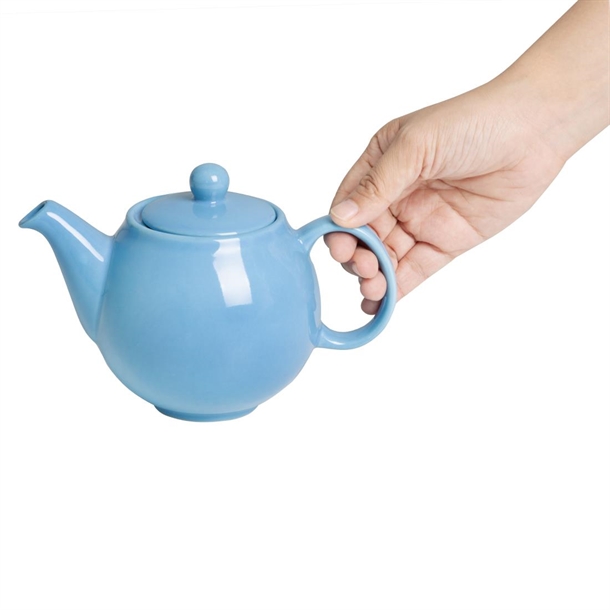 Olympia Café Teapot Blue 450ml (2 Pack) Olympia Café Teapot Blue 450ml (2 Pack)